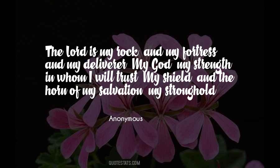 Strength In The Lord Quotes #637762