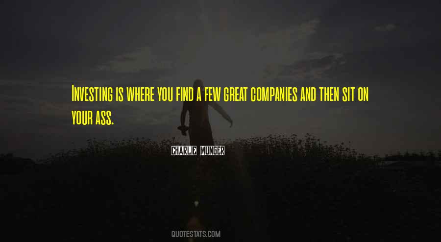 Quotes About Great Companies #1386290