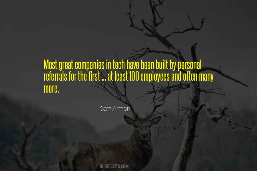 Quotes About Great Companies #1447888