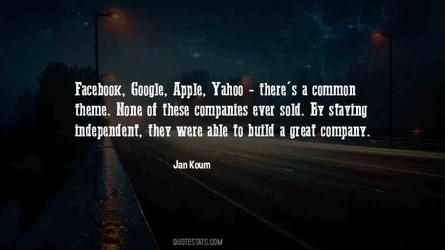 Quotes About Great Companies #353713