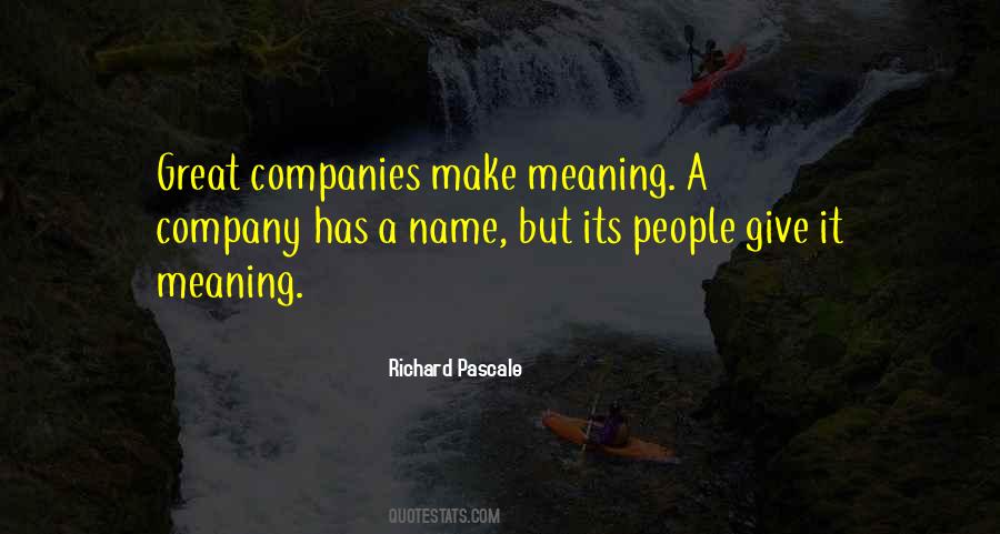 Quotes About Great Companies #732632