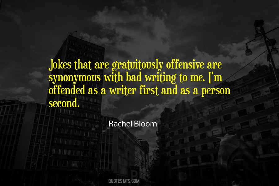 Quotes About Offensive Jokes #1568529