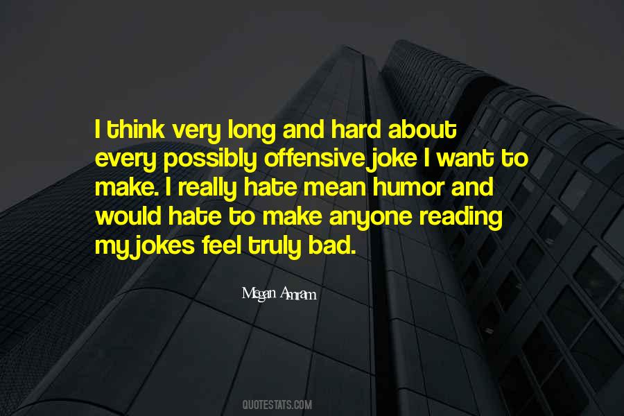 Quotes About Offensive Jokes #1685421