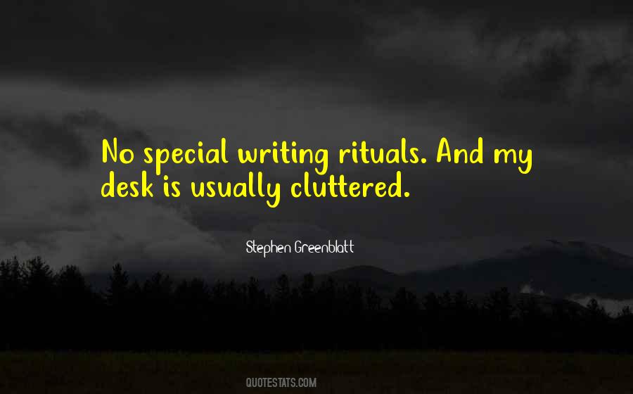 Quotes About Cluttered Desk #16522