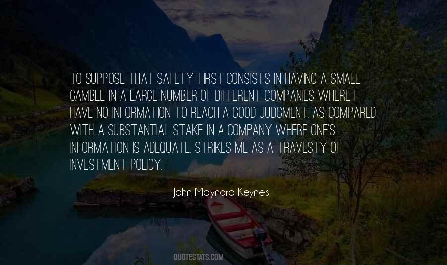 Quotes About Company Policy #1482280
