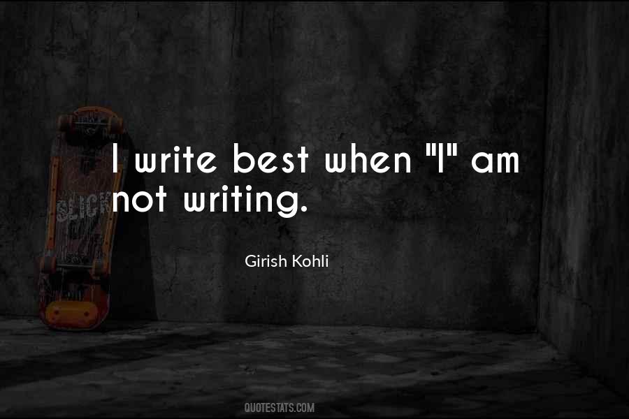 Best Writing Quotes #57127