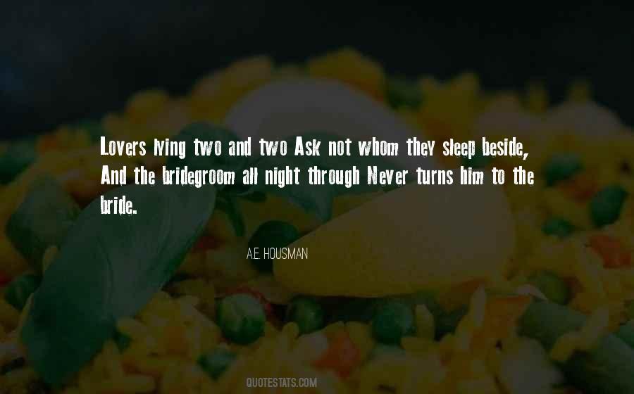Quotes About Lying Lovers #99086