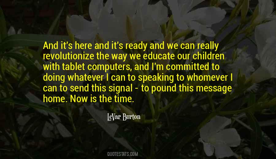 Time With Children Quotes #280188