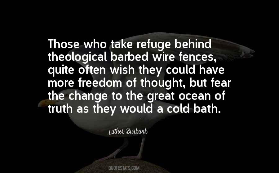 Quotes About Barbed Wire Fences #108288