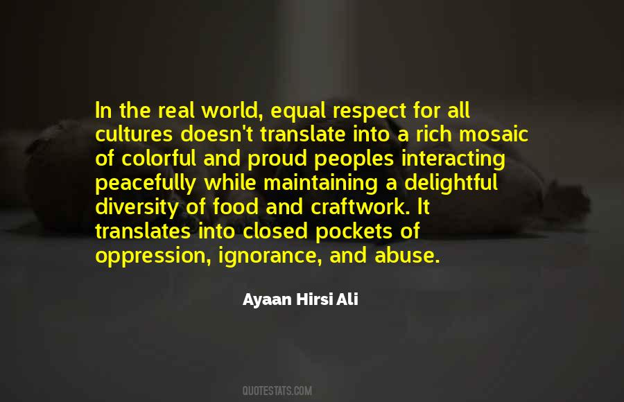 Respect Cultures Quotes #285790