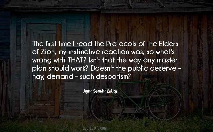 Protocols Of The Elders Quotes #161275