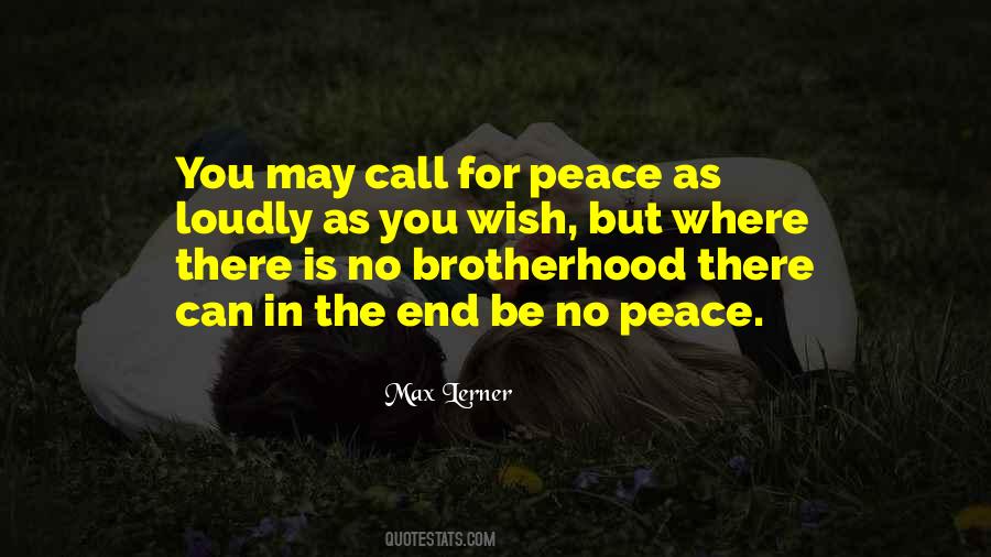 Quotes About No Peace #1078157