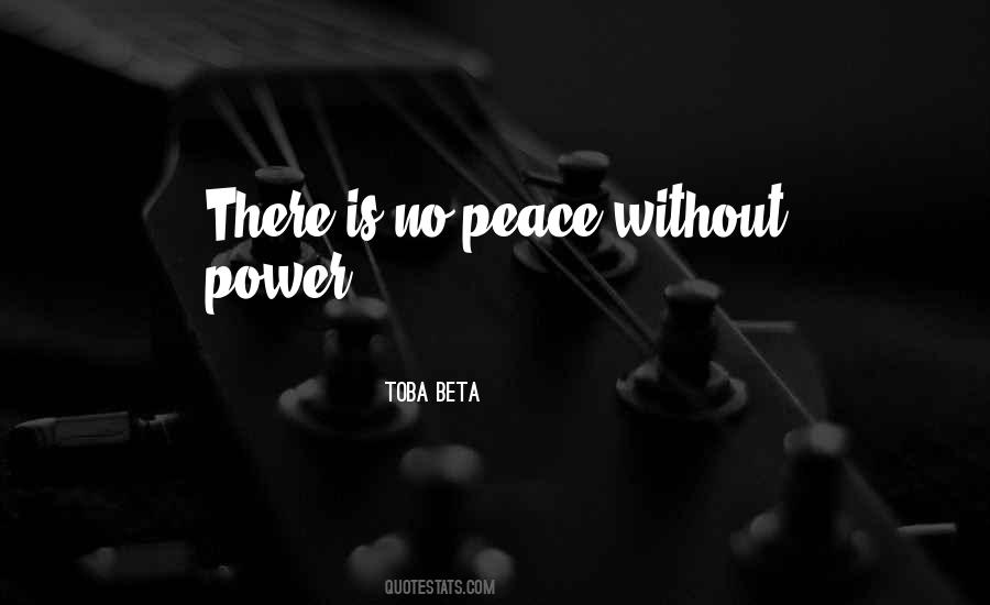 Quotes About No Peace #1258320