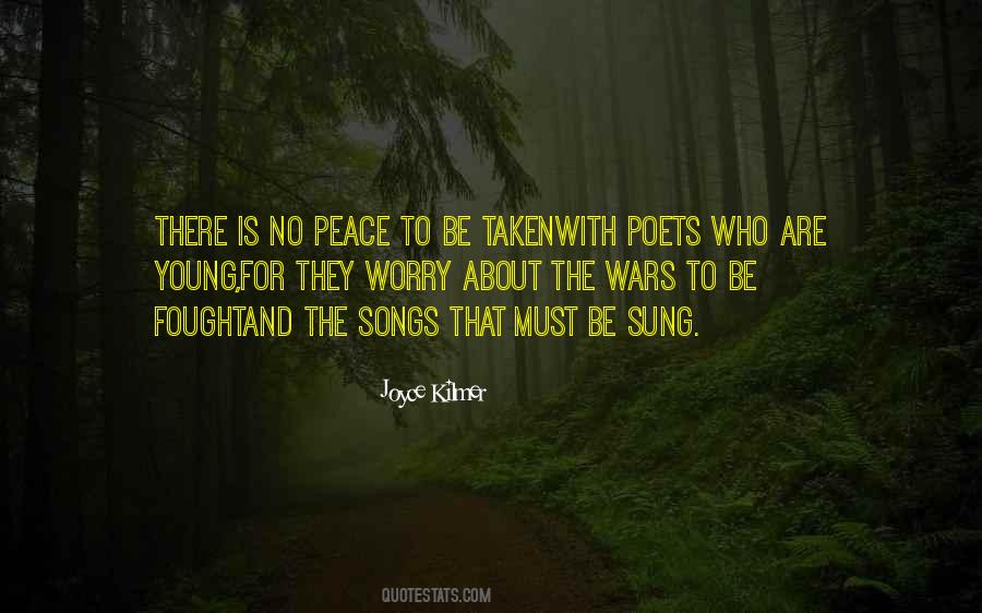 Quotes About No Peace #1271523