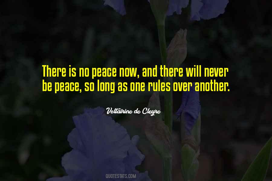 Quotes About No Peace #1787295