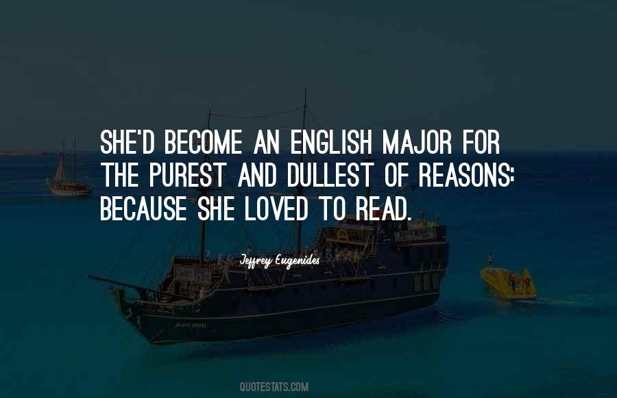 Quotes About English Majors #1356626