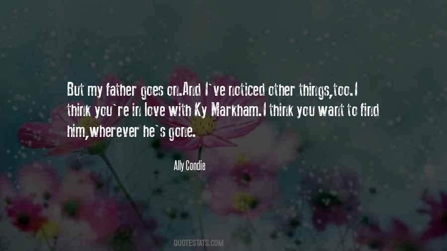 Quotes About Father Gone #744126