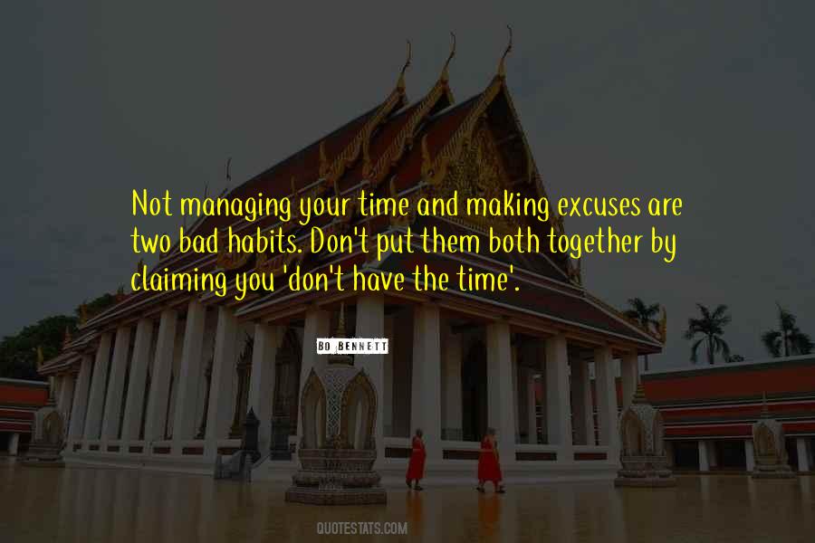 Quotes About Managing Your Time #17344