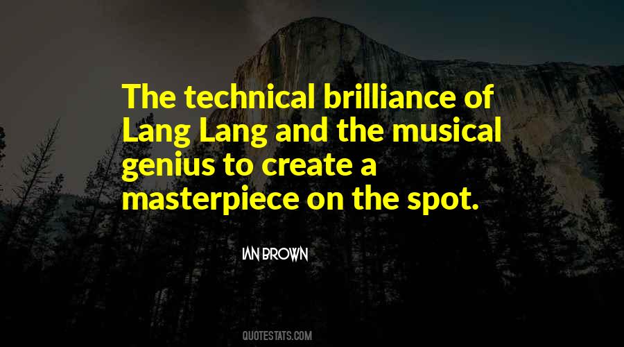 Quotes About Musical Genius #95615