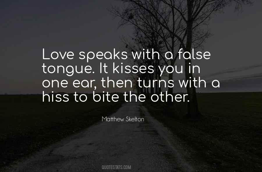 Love Speaks Quotes #1382609