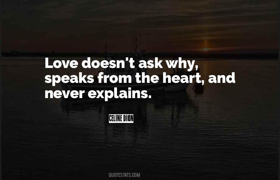 Love Speaks Quotes #76193