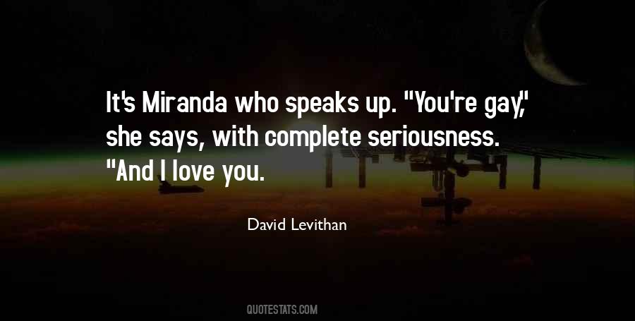 Love Speaks Quotes #7861