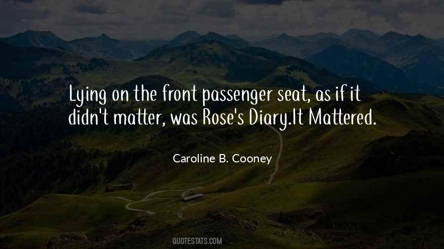 Quotes About Passenger Seat #1099321