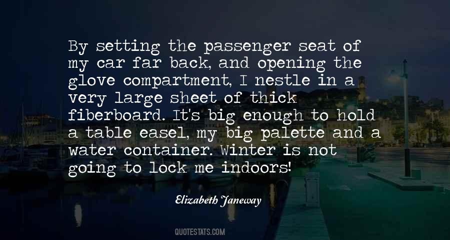 Quotes About Passenger Seat #1562989