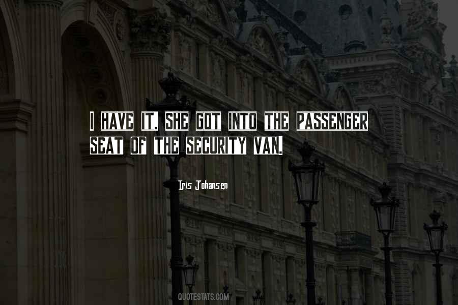 Quotes About Passenger Seat #75985