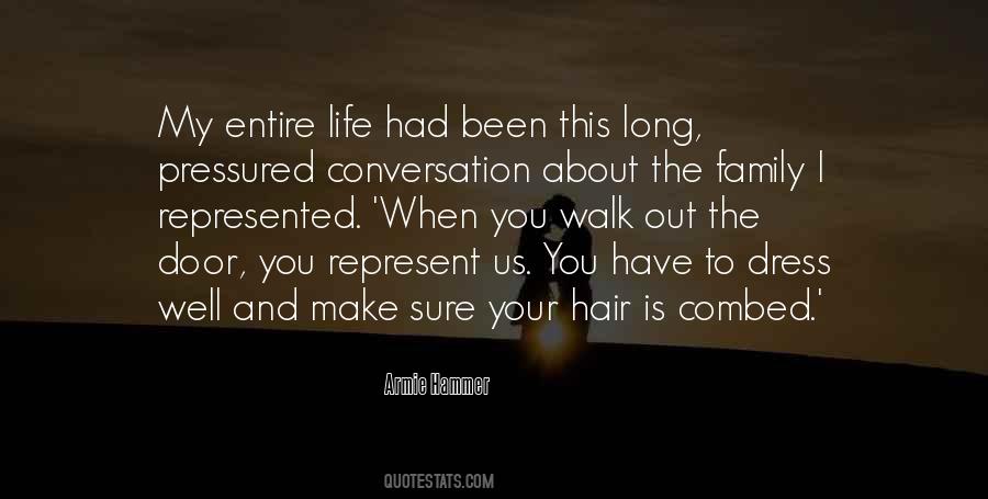 Life Hair Quotes #160533