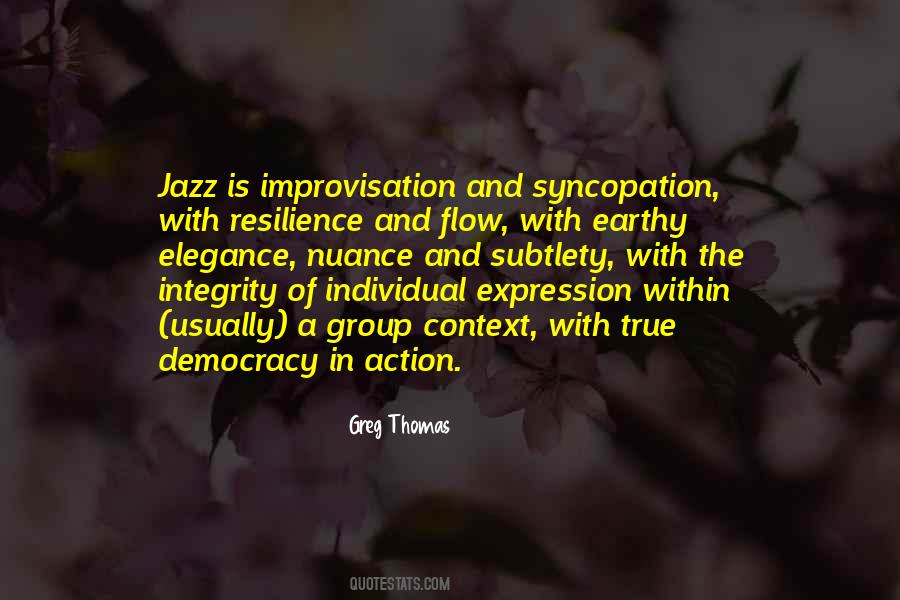 Quotes About Syncopation #380874