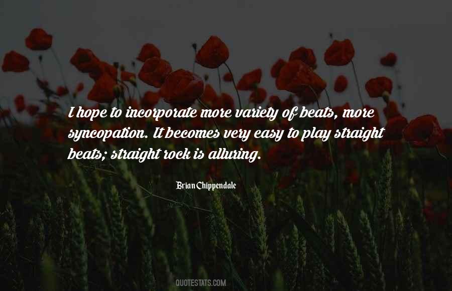 Quotes About Syncopation #679747