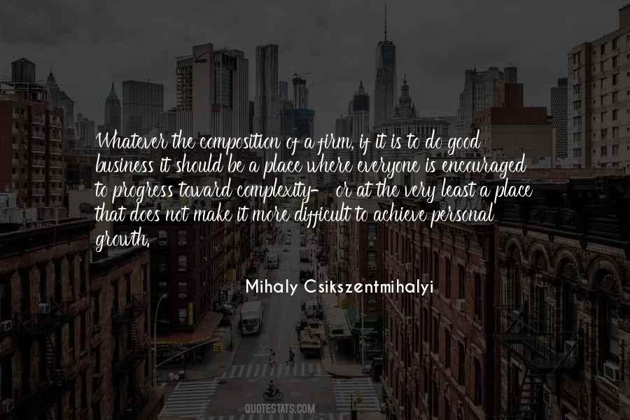 Quotes About Growth And Progress #258099