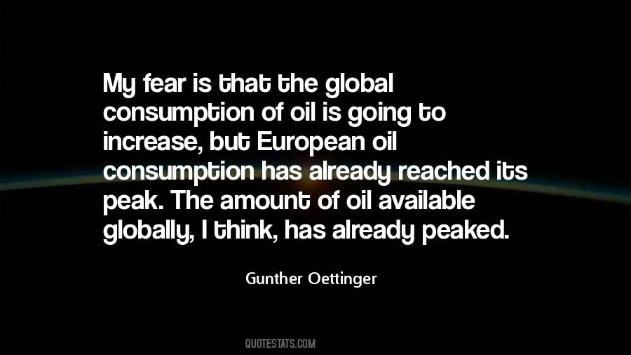 Quotes About Oil Consumption #31784