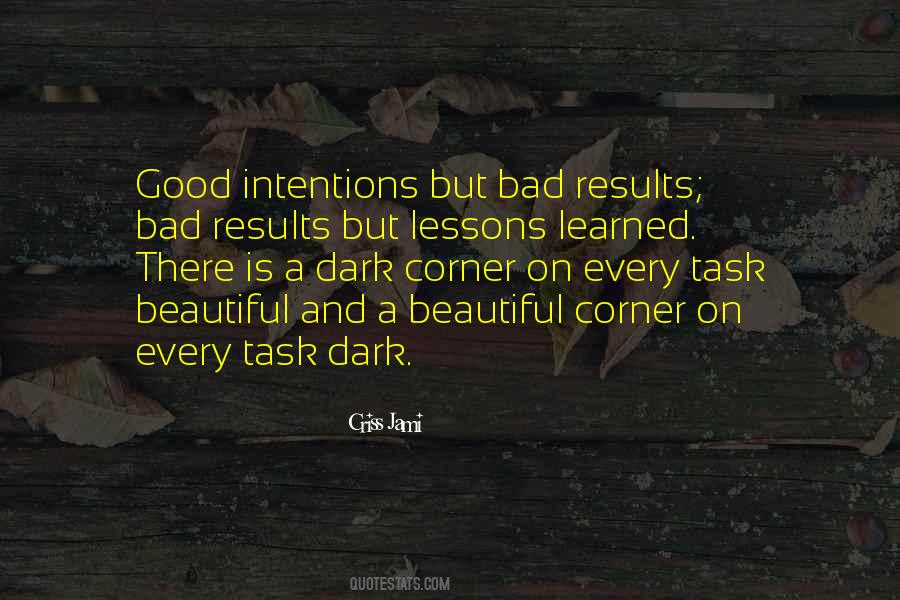 Quotes About Good Intentions #204103