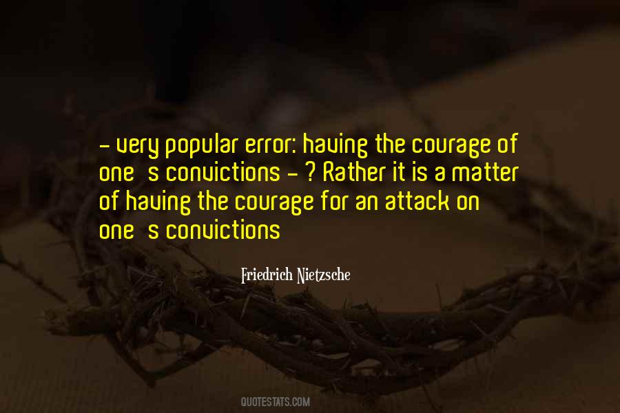 Quotes About Convictions #1026102