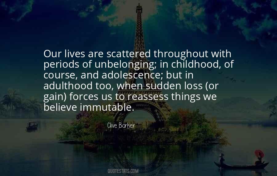 Quotes About Loss Of Childhood #992804