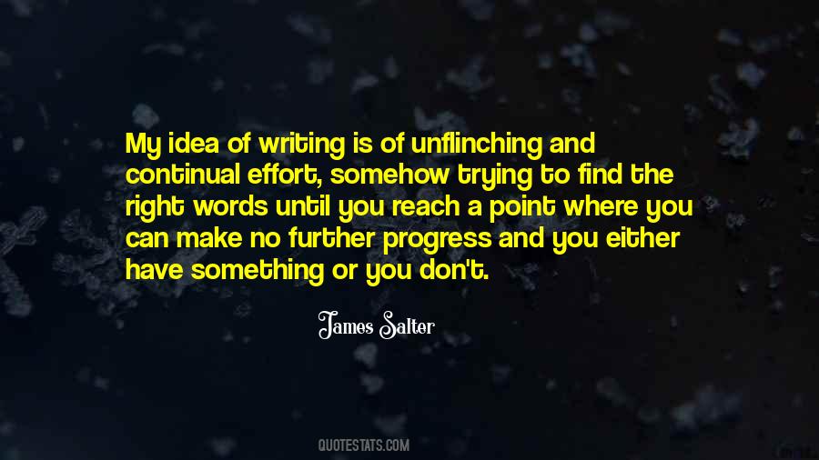 Writing Effort Quotes #1276694