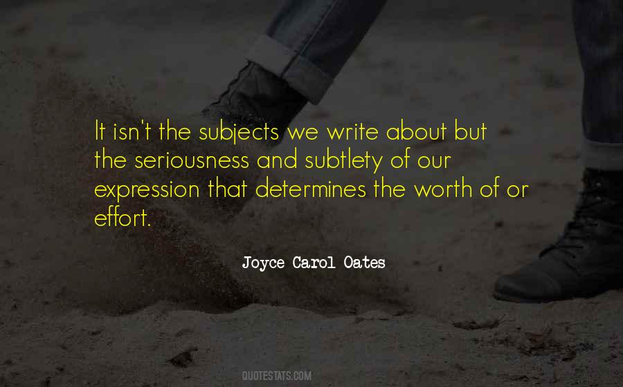 Writing Effort Quotes #503146