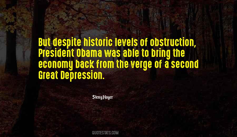 Quotes About Obstruction #183637
