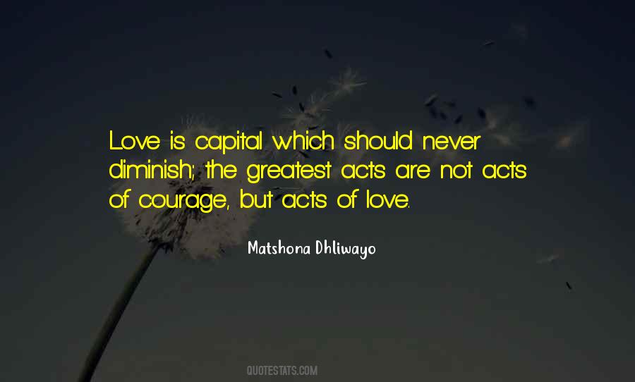 Quotes About Acts Of Love #1780297