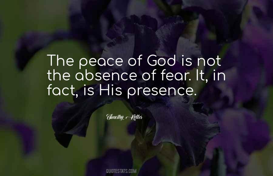 Quotes About The Peace Of God #1596308