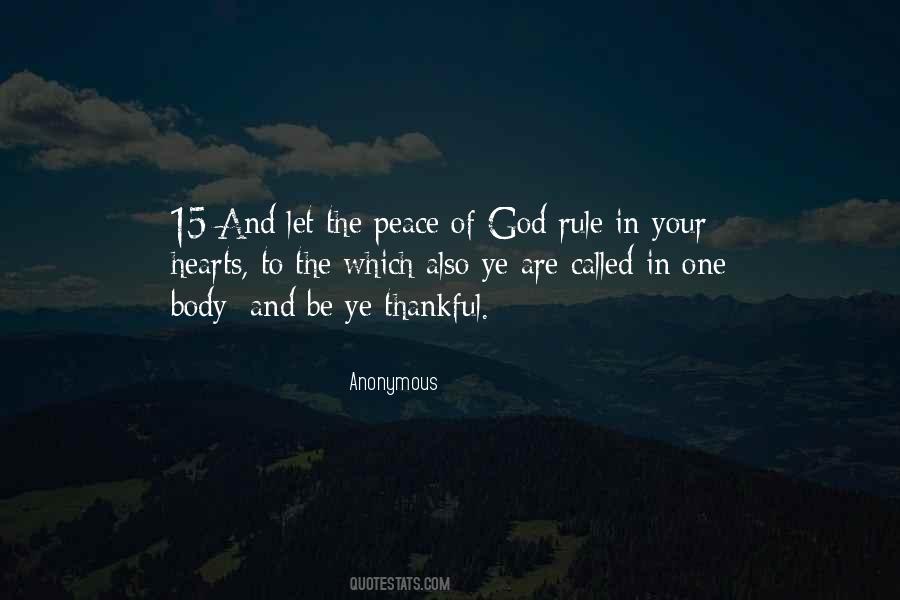 Quotes About The Peace Of God #204034