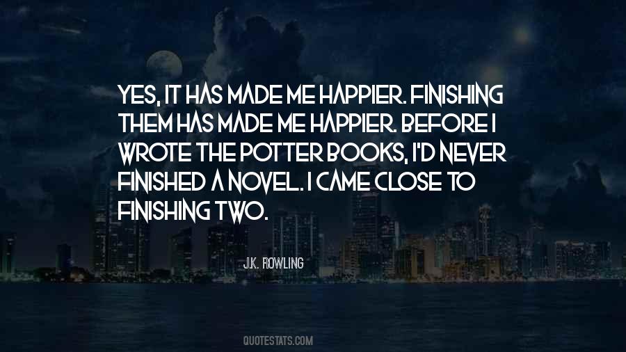 Quotes About Finishing A Novel #1069060