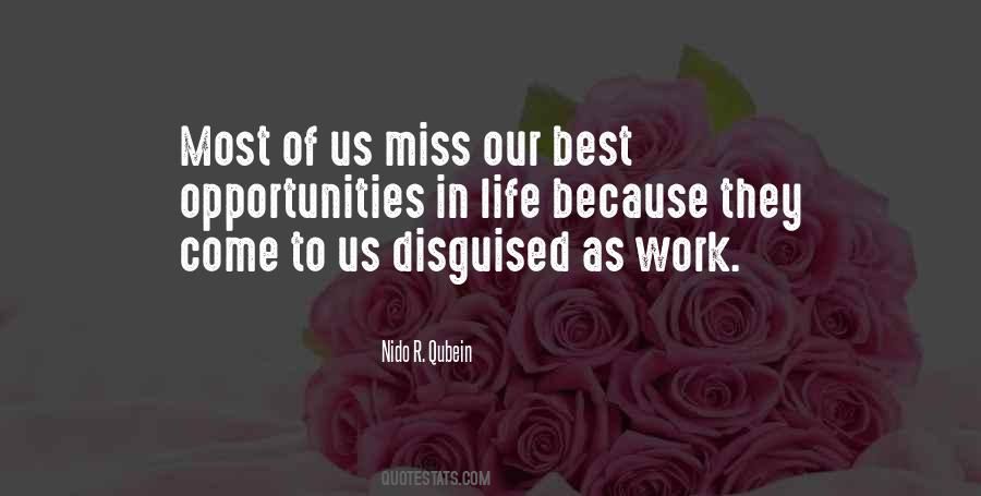 Quotes About Missing The Opportunity #1399945