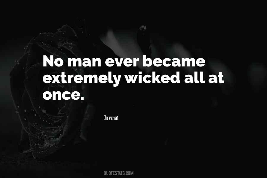 Quotes About Wicked Man #508577