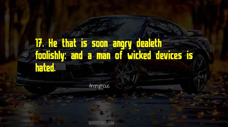 Quotes About Wicked Man #613766