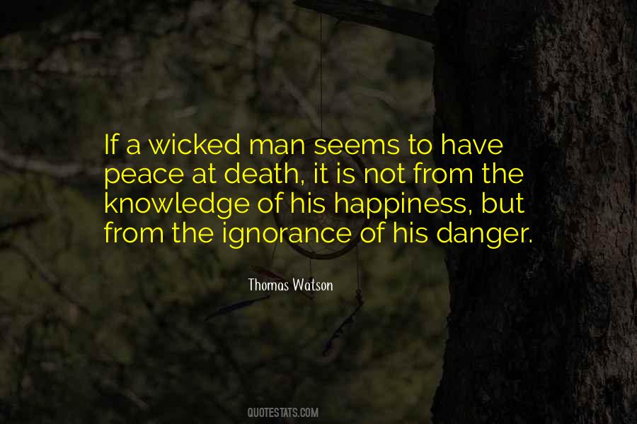 Quotes About Wicked Man #85554