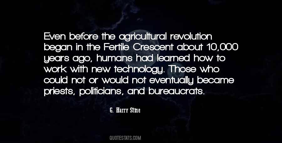 Quotes About Agricultural Revolution #1261334