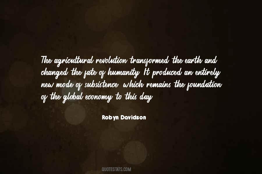 Quotes About Agricultural Revolution #910622